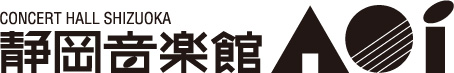 静岡音楽館ロゴ（白黒）